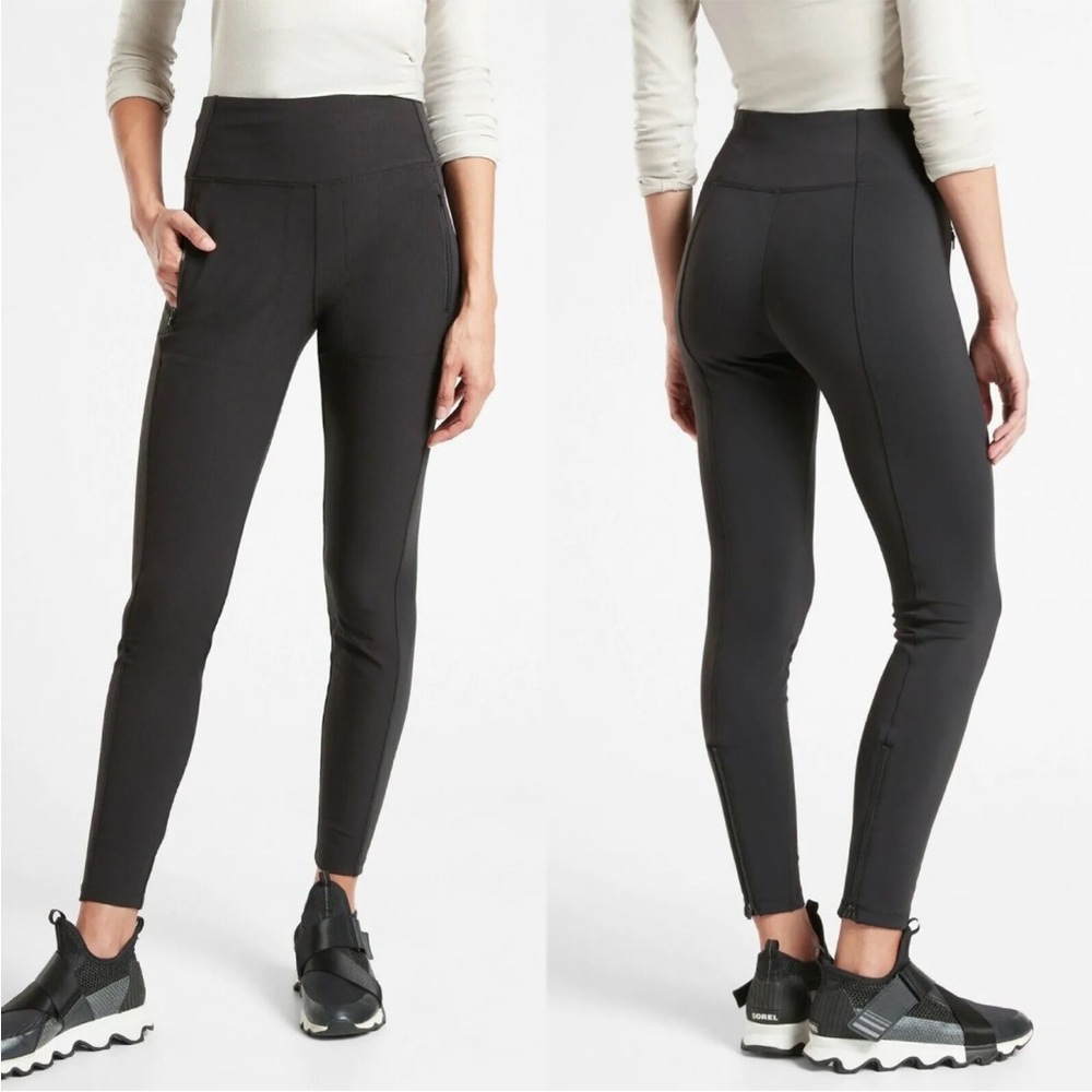 Athleta Headlands Hybrid Tight Black Size 0 Leggings Pants